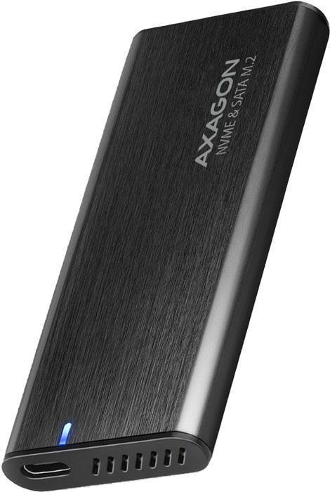 Produktbild Axagon EEM2-SB2 USB-C 3.2 Gen 2, M.2 SSD Gehäuse - schwarz (M.2)