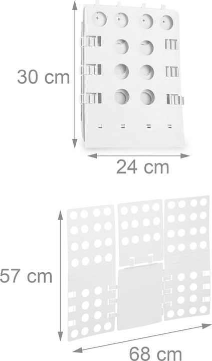 Image du produit Relaxdays Planche à plier le linge plieur chemise