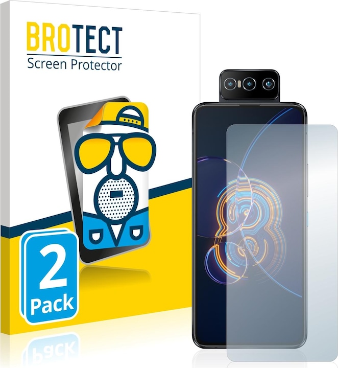 Produktbild BROTECT Entspiegelungs-Schutzfolie Displayschutz Matt (2 Stück, Asus Zenfone 8 Flip)