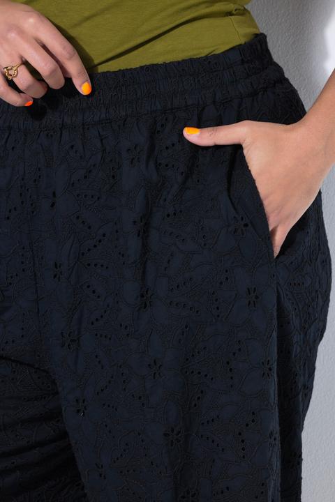 Produktbild Studio Untold Hose, Wide Legs, Baumwoll-Spitze, Elastikbund (58)