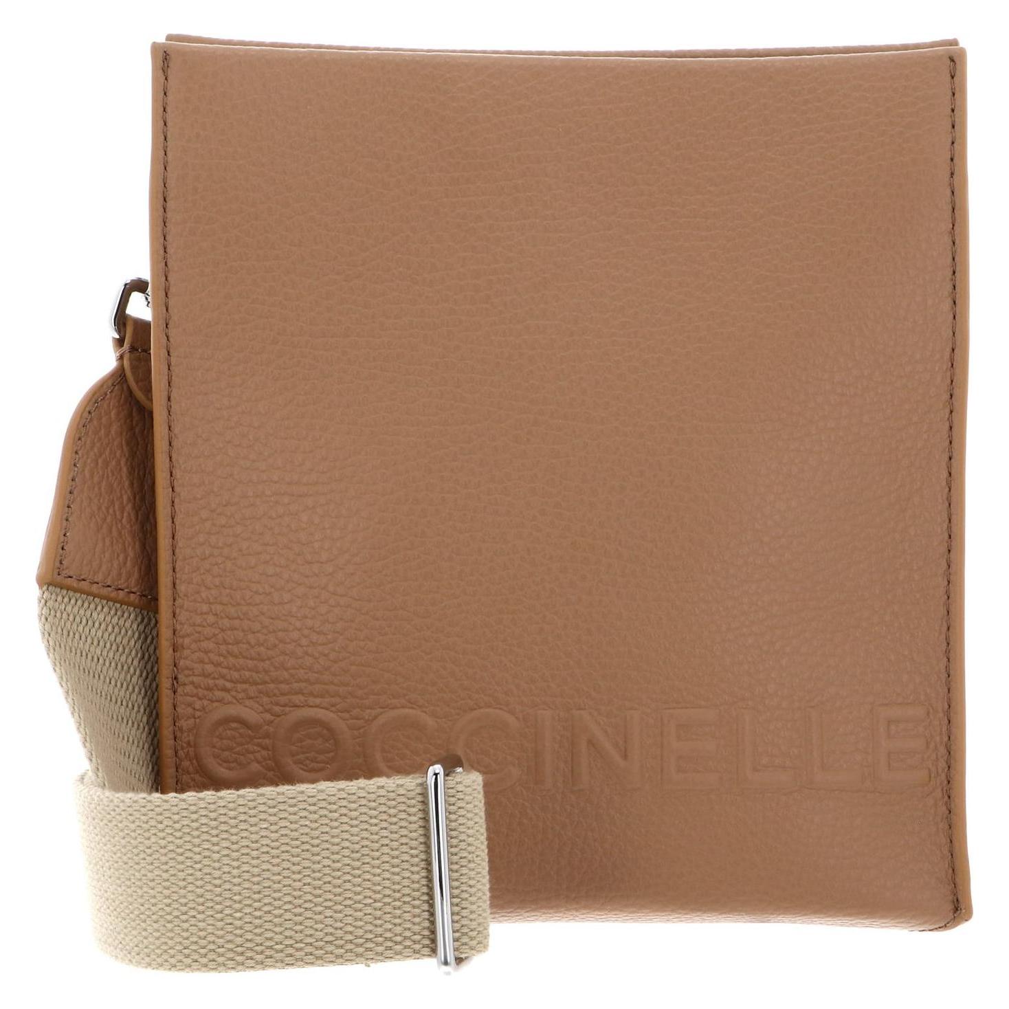 Coccinelle, Damen, Handtasche, Myrtha Maxi Log Crossbody Bag Grained Leather