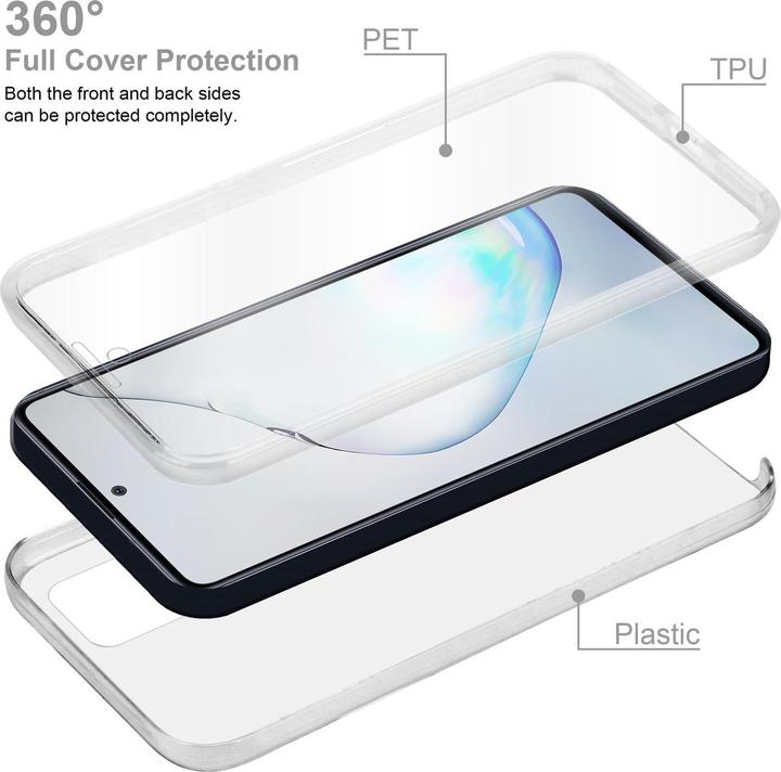 Produktbild Cadorabo TPU 360 Grad Case Cover (Samsung Galaxy A81)