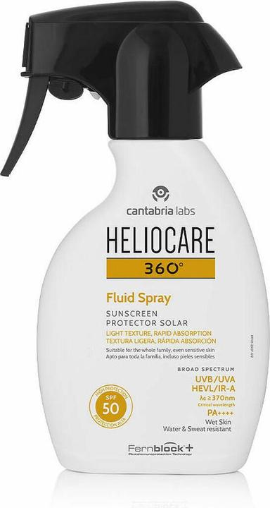 Actual product image Heliocare 360 Fluid Spray (SPF 50, 250 ml)