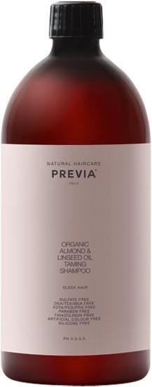Produktbild Previa Organic Almond & Linseed Oil Organic Almond & Linseed Oil Taming Shampoo (1000 ml, Flüssiges Shampoo)