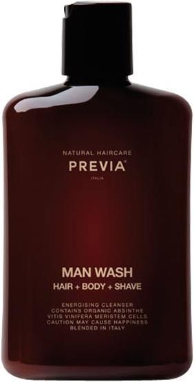 Previa MAN Wash Hair + Body + Shave (250 ml)