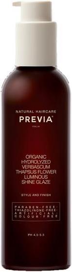 Image du produit Previa Glaçage lumineux organique hydrolysé à base de Verbascum Thapsus (Gel coiffant, 200 ml)
