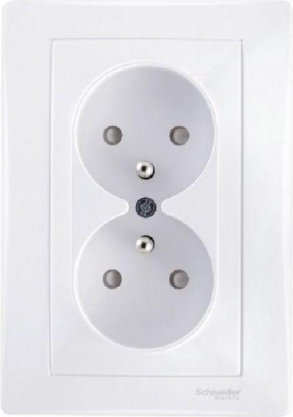 Actual product image Schneider Electric SEDNA double socket with