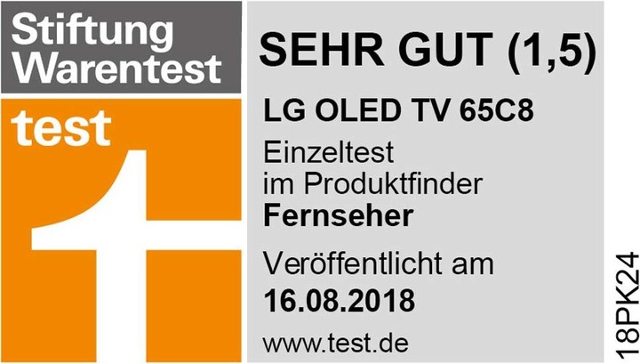 Produktbild LG OLED65C8 (65", OLED, 4K)