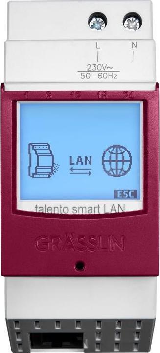 Actual product image Grässlin REG interface talento smart LAN, Bluetooth, 230V