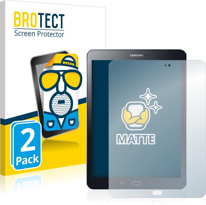 Productafbeelding BROTECT Antireflecterende schermbeschermer mat (2 Stuk, Galaxy Tab S2 9.7)