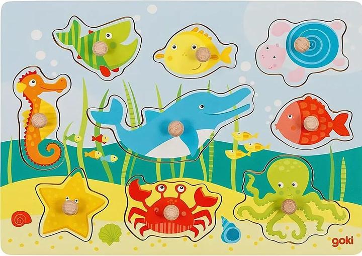 Produktbild Goki Steckpuzzle Unterwasserwelt II (9 Teile)