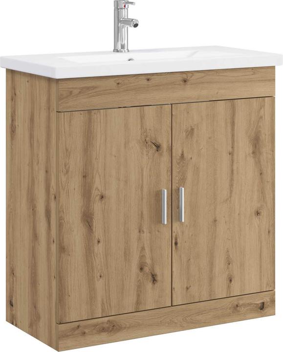 Artisan-Eiche, Braun, Silber
