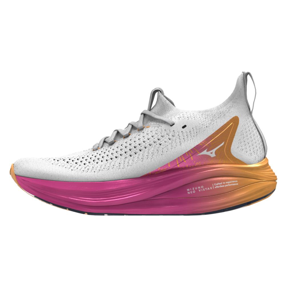 Mizuno, Unisex, Laufschuhe, Neo Vista 2 (44.5), Weiss, Rosa