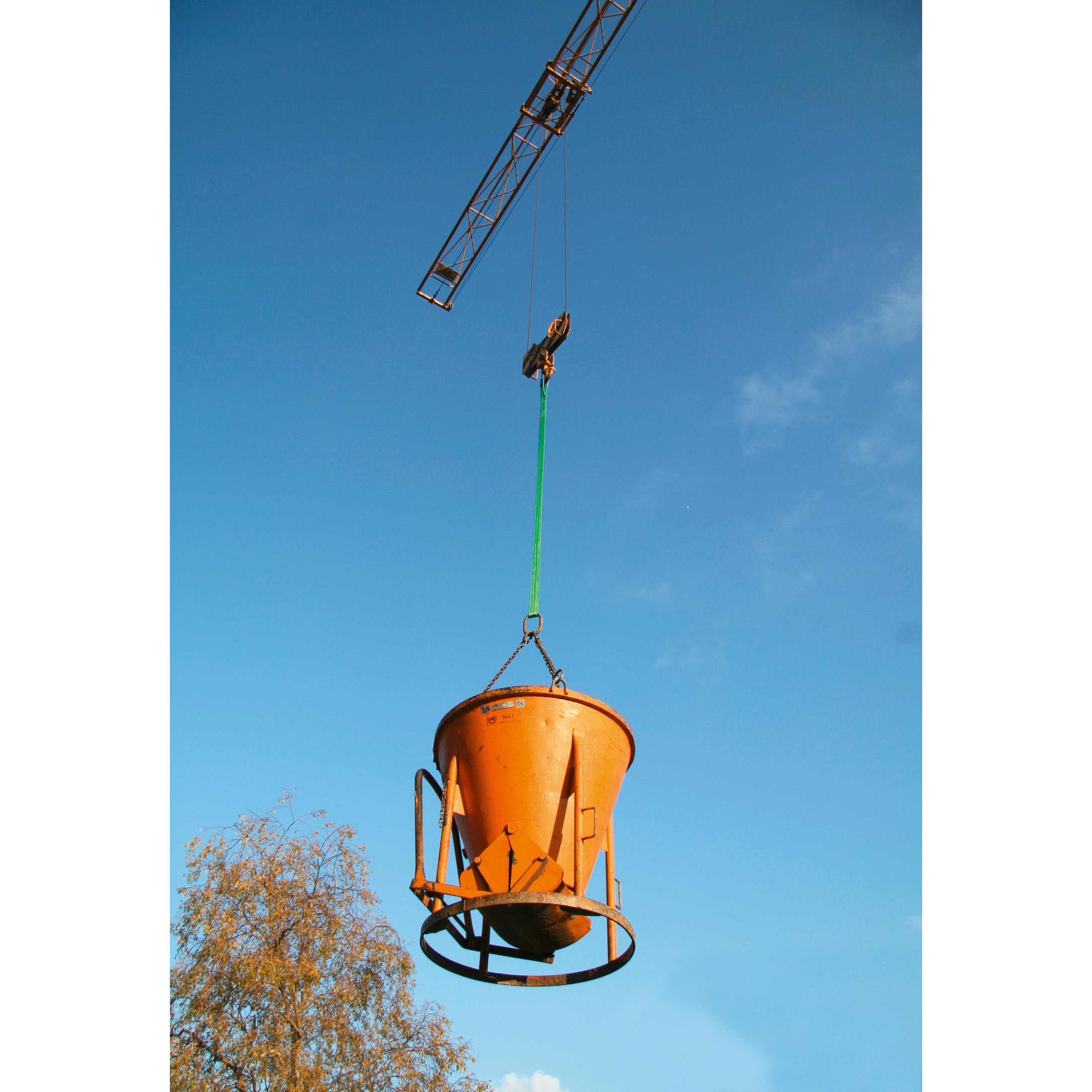 Kerbl, Cinghia di fissaggio, Cinghia di sollevamento, capacità di carico 2t/4t2-ply, 4m, larghezza 6cm