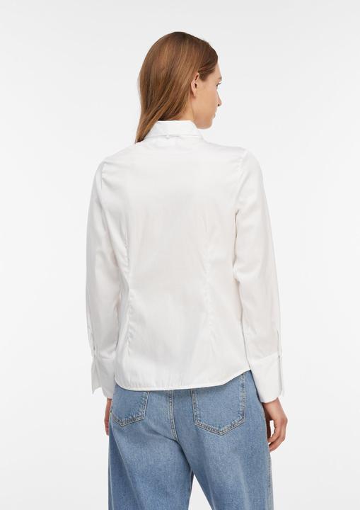 Immagine prodotto Comma Bluse Bluse aus Stretch-Popeline mit abnehmbarem Krawatten-Detail (46)