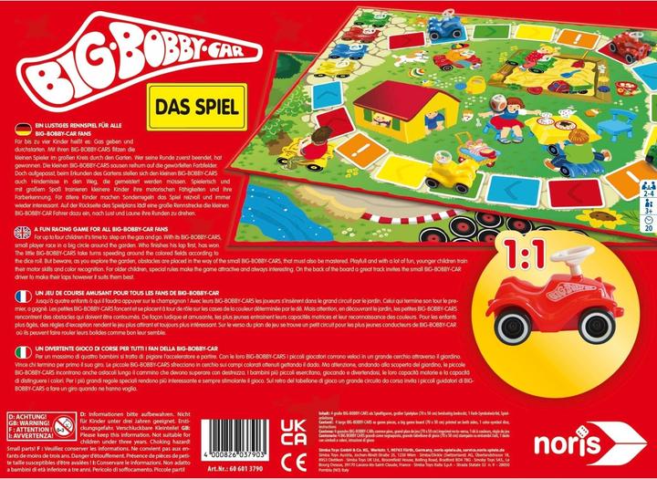 Actual product image Noris Bobby Car Game (German, 2 - 4 Players)