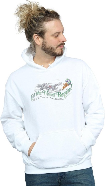 Immagine prodotto Tom & Jerry Let The Hunt Begin Felpa con Cappuccio Uomo (M)