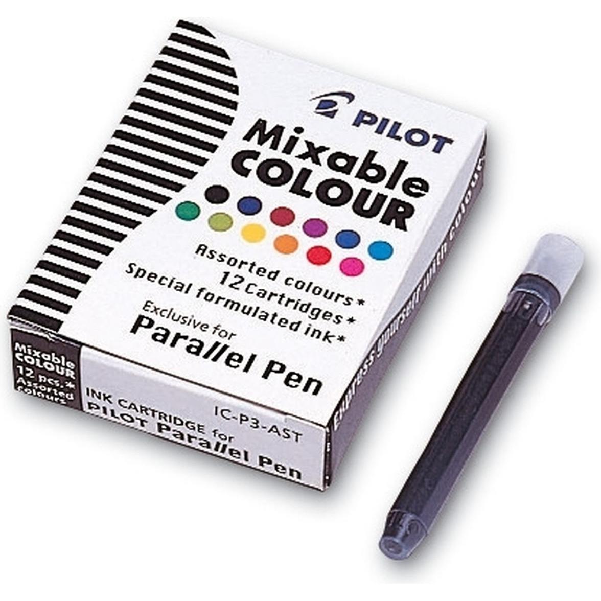 Pilot, Ersatzpatrone, Parallel (Tintenfass, Mehrfarbig)