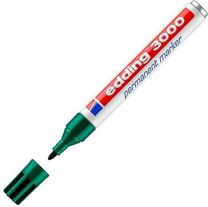 Produktbild Edding Permanentmarker 3000 (Grün, 3 mm, 10 x)