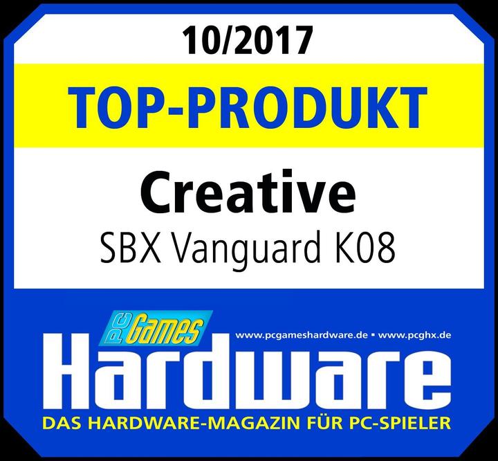 Produktbild Creative Sound BlasterX Vanguard K08 (DE, Kabelgebunden)