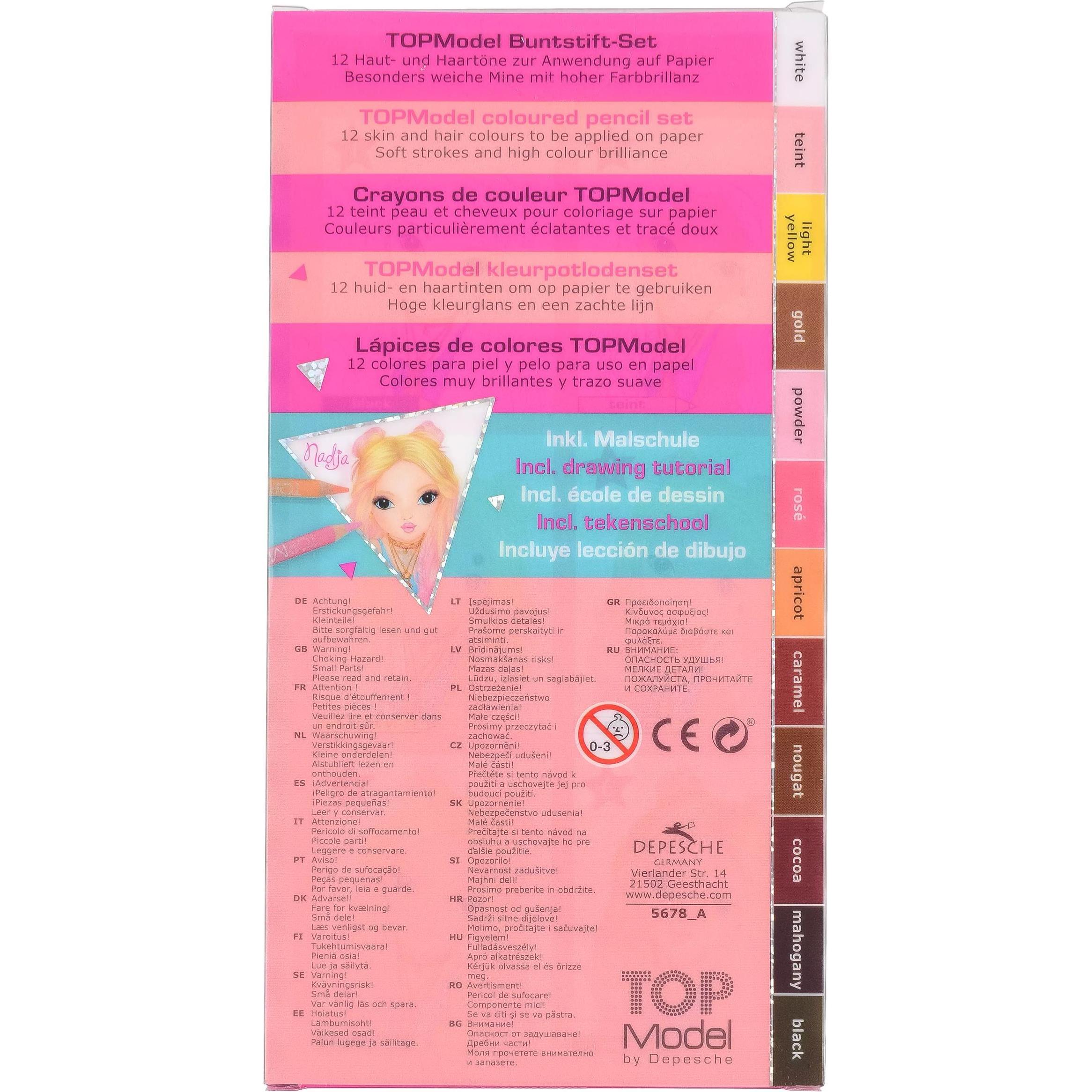 Thumbnail - Depesche, Malstifte, Malen Buntstift-Set (Mehrfarbig, 12 x)