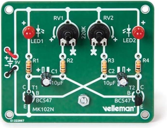 Produktbild Whadda Lernbausatz Zum Löten - Blinkende Leds