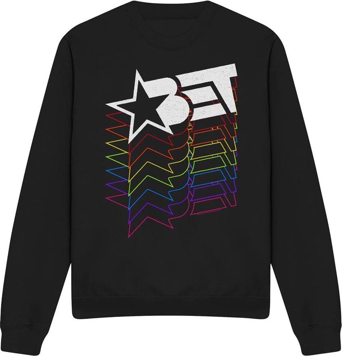 Immagine prodotto Bet Cascading Felpa Logo Arcobaleno Adulto Unisex (M)