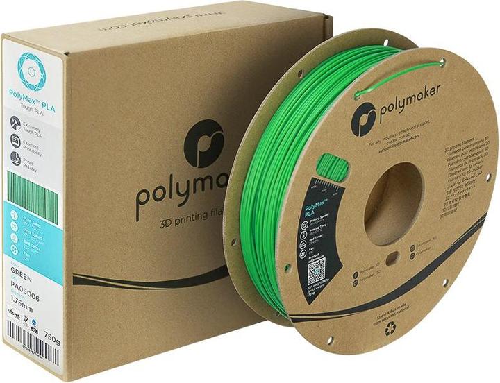 Produktbild Polymaker PA06006 PolyMAX Tough Filament hohe Steifigkeit, hohe Zugfestigkeit (PLA, 1.75 mm, 750 g)