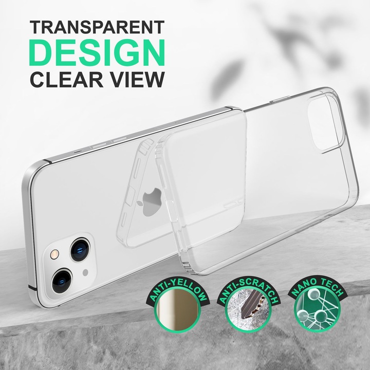 Produktbild Nalia Klare Transparente Hybrid Hülle (Apple iPhone 14)
