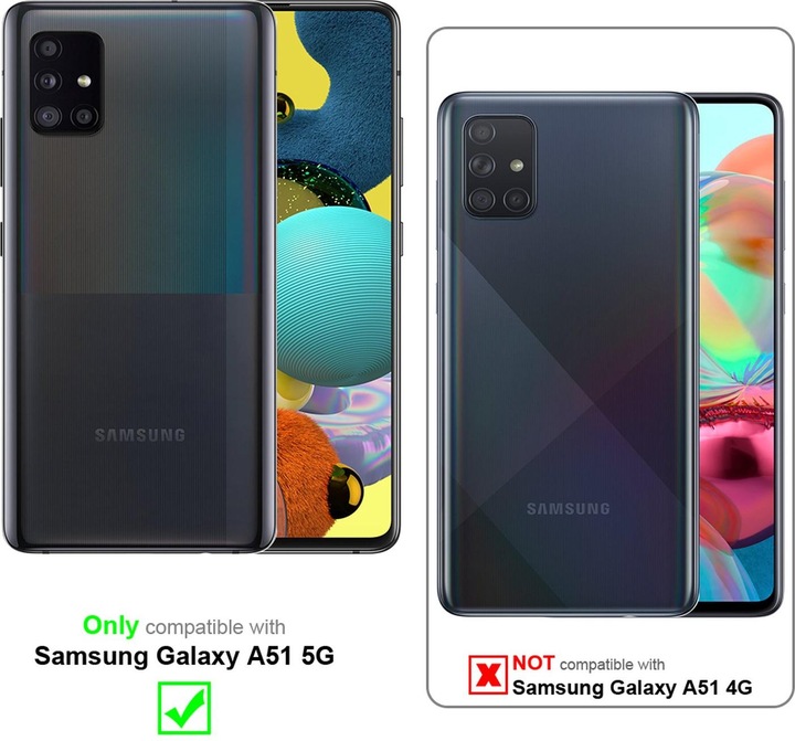 Produktbild Cadorabo IMD TPU Bunter Marmor Cover (Samsung Galaxy A51 5G)