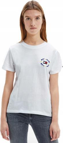 Produktbild Tommy Hilfiger Tjw Reguläres Damen-T-Shirt mit Blumenabzeichen (XS)