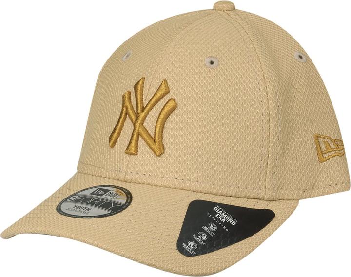 Actual product image New Era Enfants Cap - DIAMOND 9FORTY New York Yankees gold (48, 49, 50)