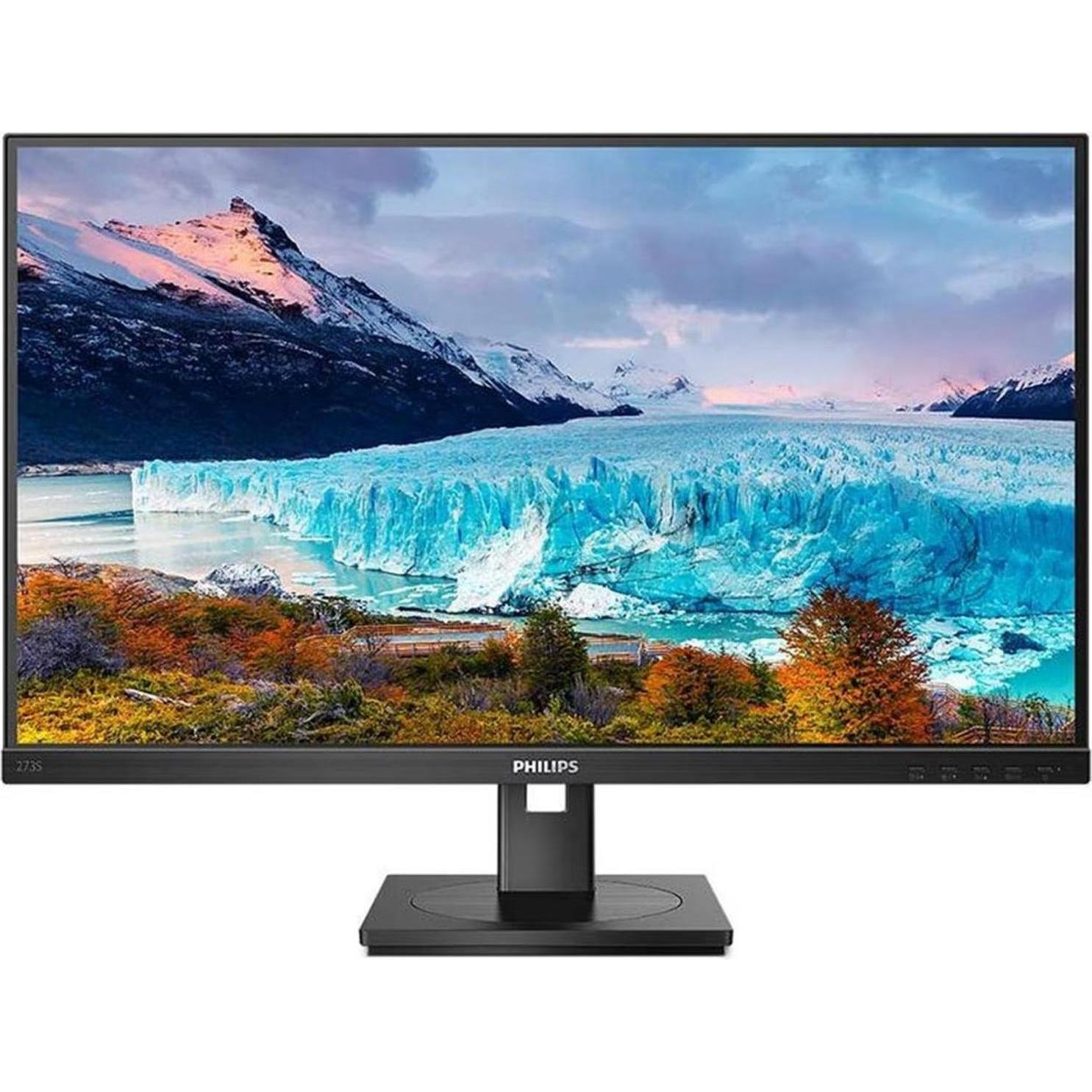 Philips S-Line 273S1 (1920 x 1080 Pixel, 27"), Monitor, Schwarz