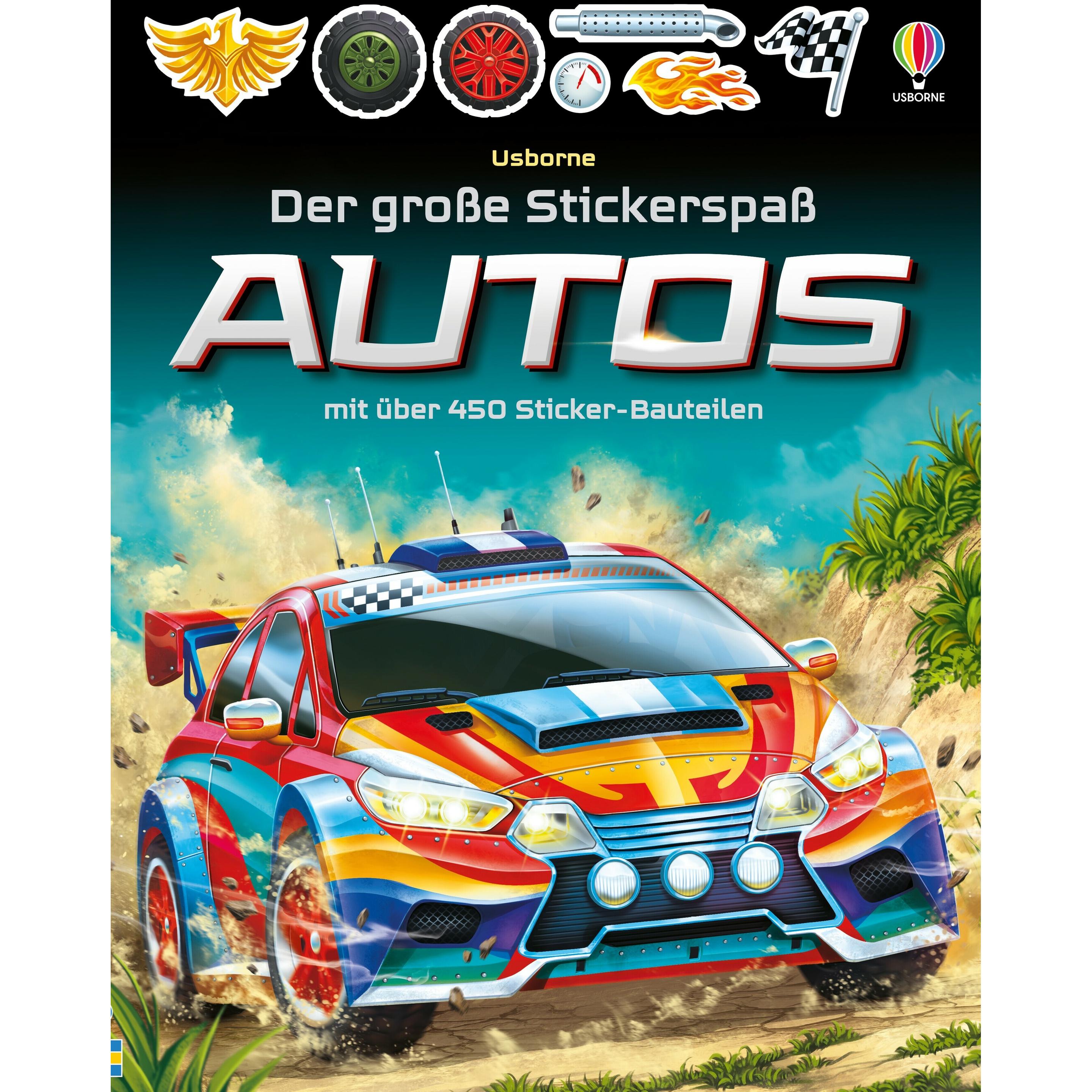 Usborne Publishing, Sticker, Der grosse Stickerspass: Autos