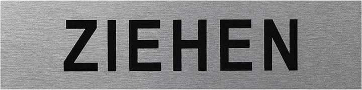 ProPlus Segno di porta in alluminio " Tirare "