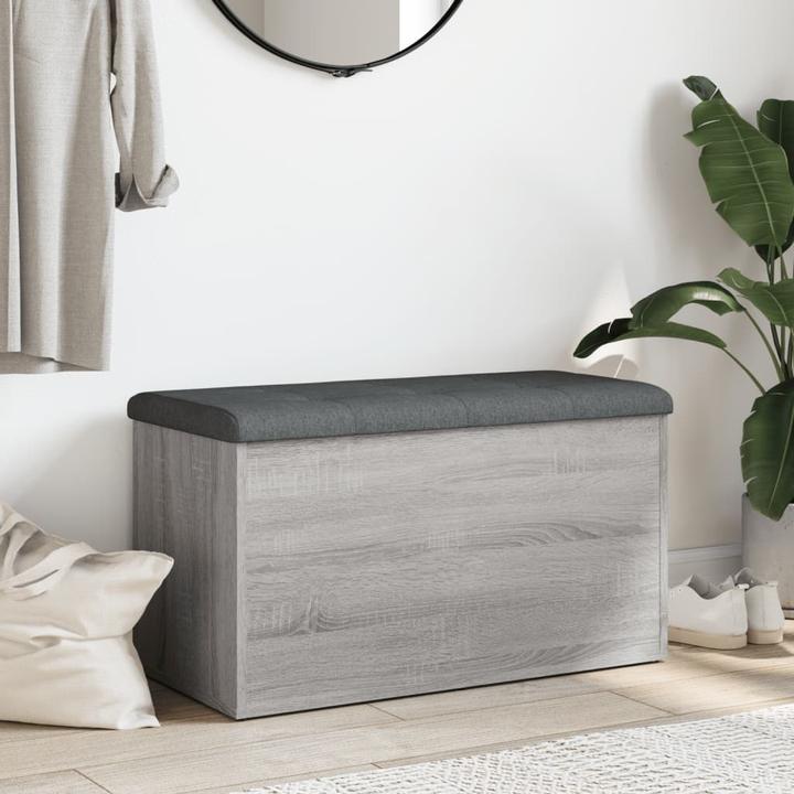 Immagine prodotto VidaXL Panca con contenitore Grigio Sonoma 82x42x45 cm (42 cm)