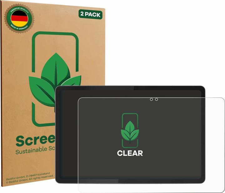 ScreenLeaf Schutzfolie für Lenovo Idea Tab 11" TB336FU nachhaltiger Displayschutz Display Schutz Folie Klar (2 Stk., Lenovo Idea Tab)