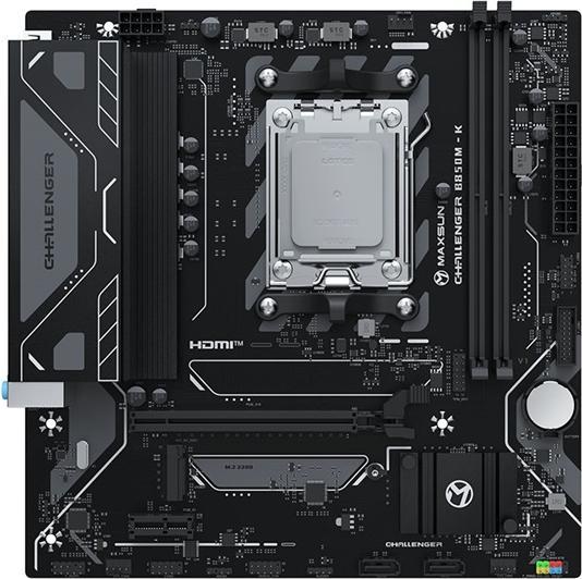 Maxsun Challenger B850M-K Motherboard (LGA 1700, mATX)