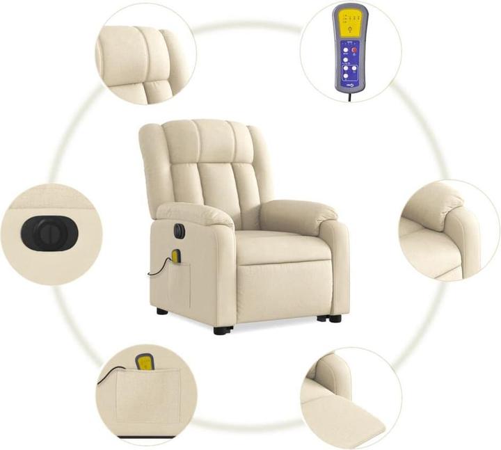 Image du produit vidaXL Massagesessel mit Aufstehhilfe