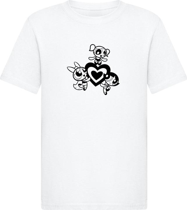 Produktbild Merchcode Kids The Powerpuff Girls - Outline Basic Tee 2.0 - 189907 (122, 128)