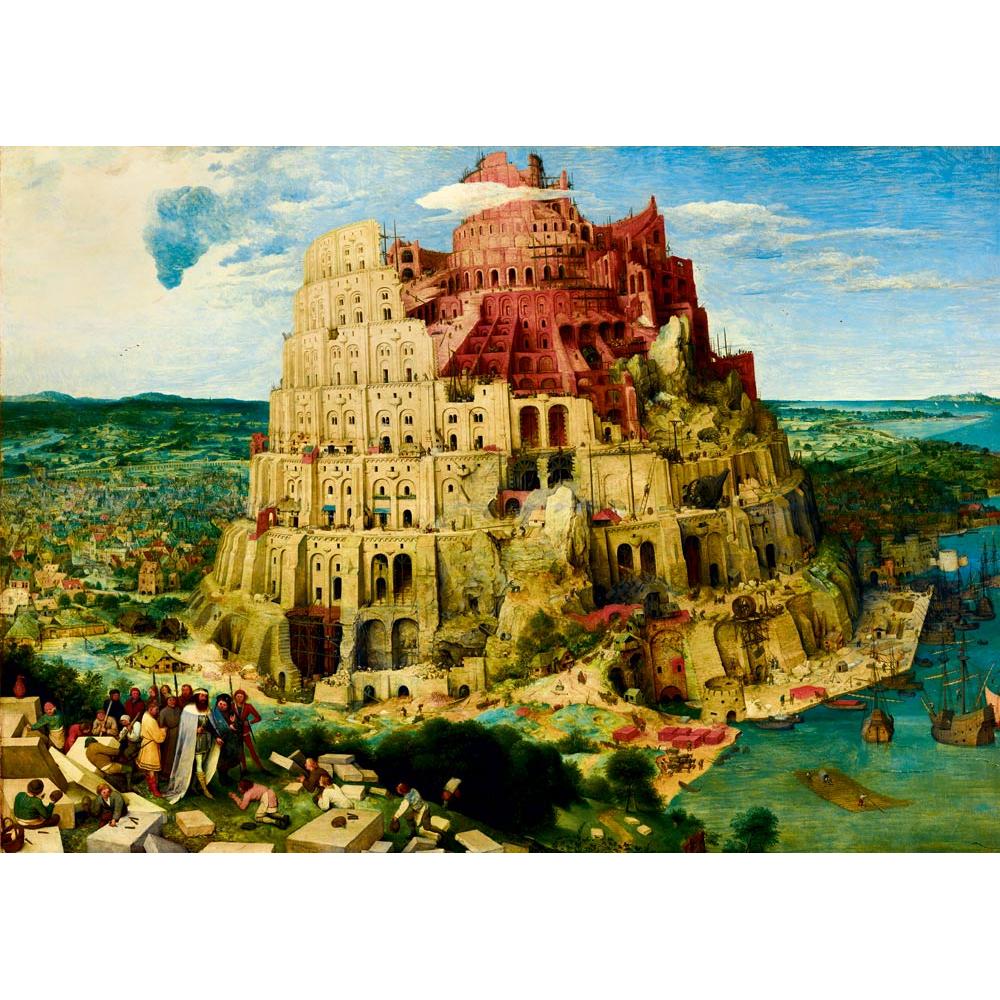 Thumbnail - Bluebird Puzzle 2000 pieces Pieter Bruegel the Elder - The Tower of Babel, 1563 (2000 Teile)
