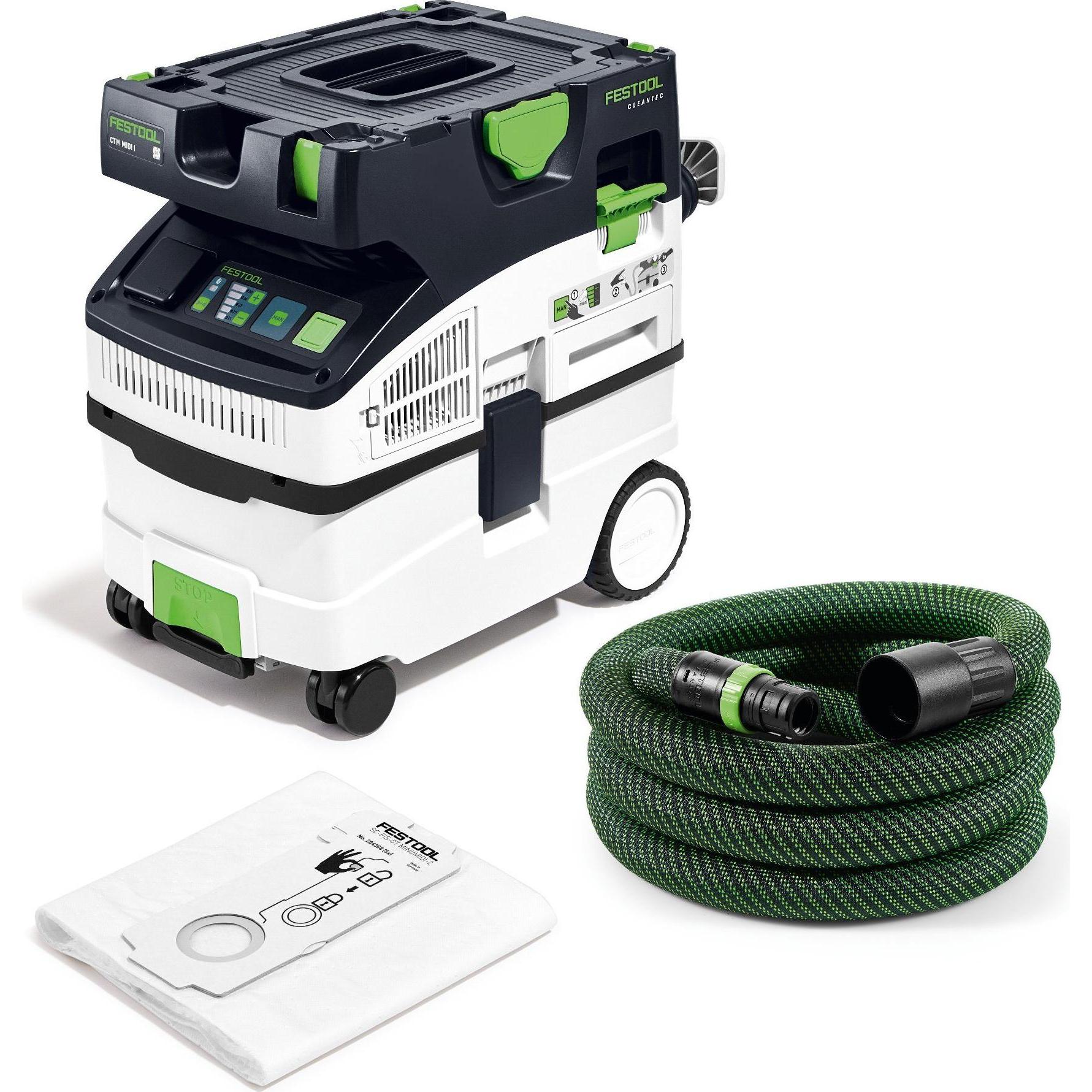 Festool, Aspiratore industriale, Aspiratore mobile CTM MIDI I CLEANTEC (Aspirapolvere a umido e a secco)