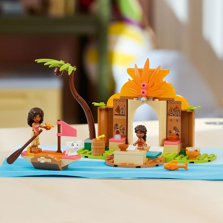 Produktbild LEGO Vaianas Hütte und Boot (43282, LEGO Disney)