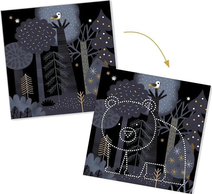 Produktbild Djeco Prickelbilder Nacht