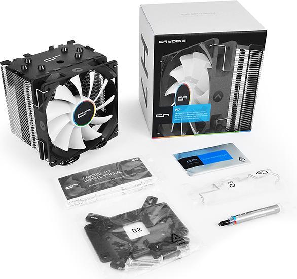 Actual product image Cryorig H7 Plus CPU Tower Cooler - 2x120mm (145 mm)