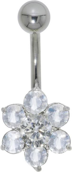 Produktbild Bijouteria Bauchpiercing (Edelstahl, Zirkonia, Silber 925)