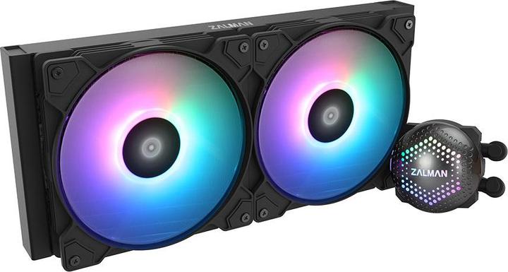 Zalman ALPHA28 Black CPU Liquid Cooler 280mm Radiator 2 x 140 mm Fan ARGB pump Dual