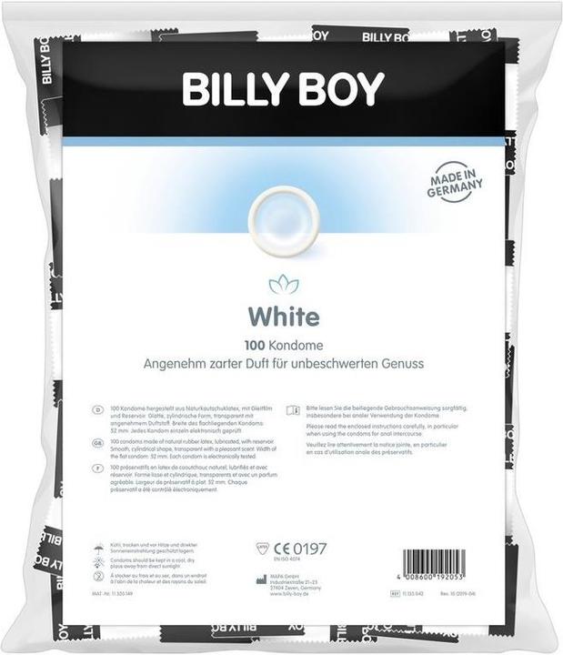 Produktbild Billyboy Vorratspack Kondome White (100 Stk.)