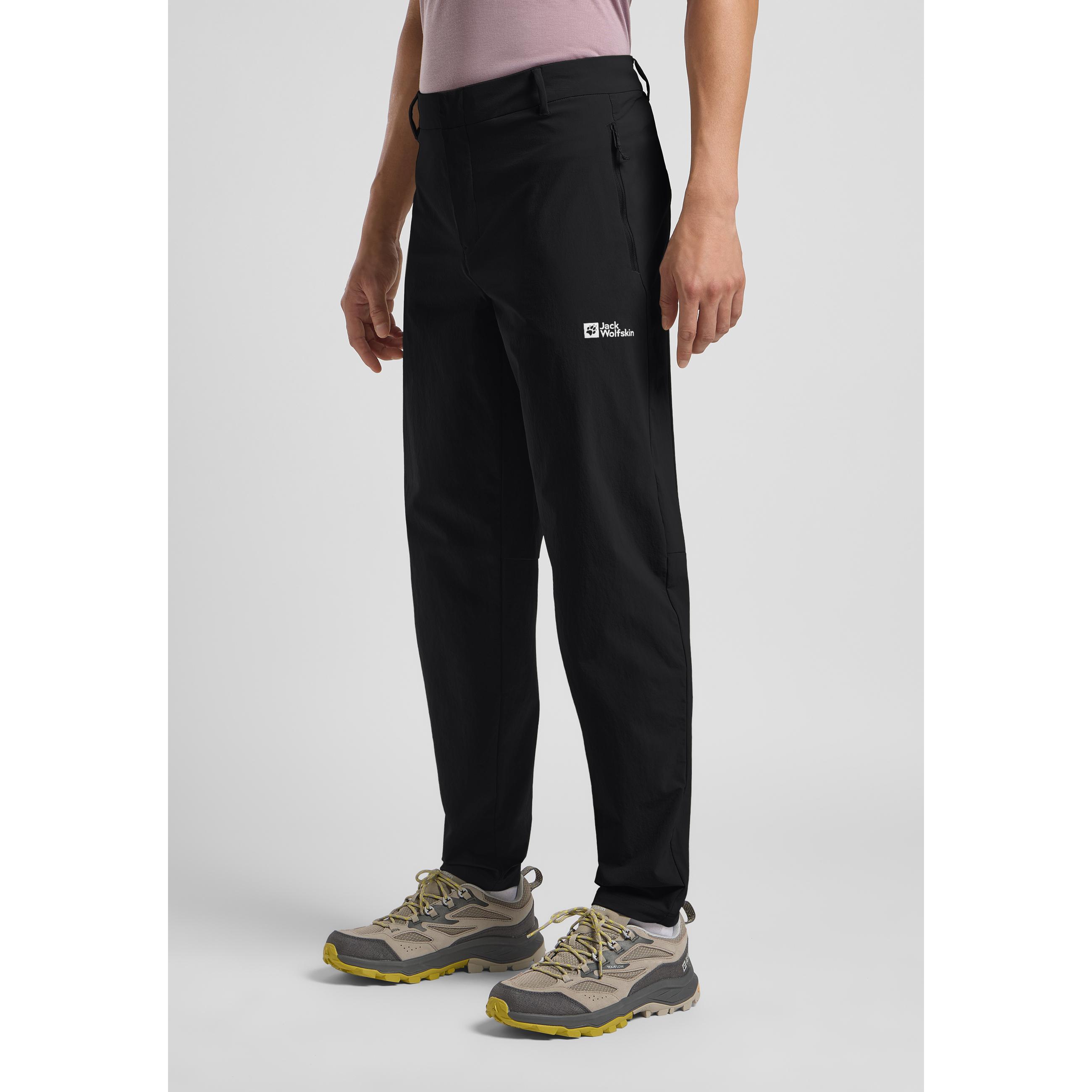 Jack Wolfskin, Herren, Outdoorhose, Hikeout Pants M (56), Schwarz, 56