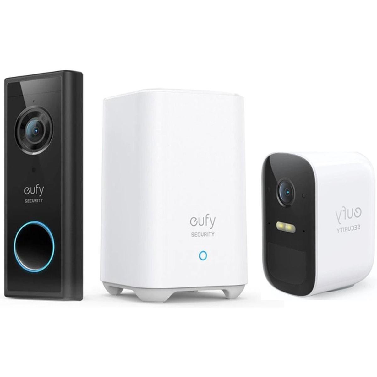 Anker, Campanello + Citofono, Eufy Doorbell 2K E Eufycam 2C (Wifi)